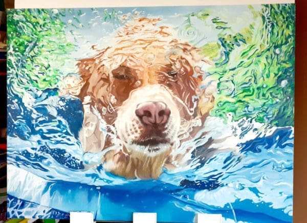 DogUnderwater Irish Artmart