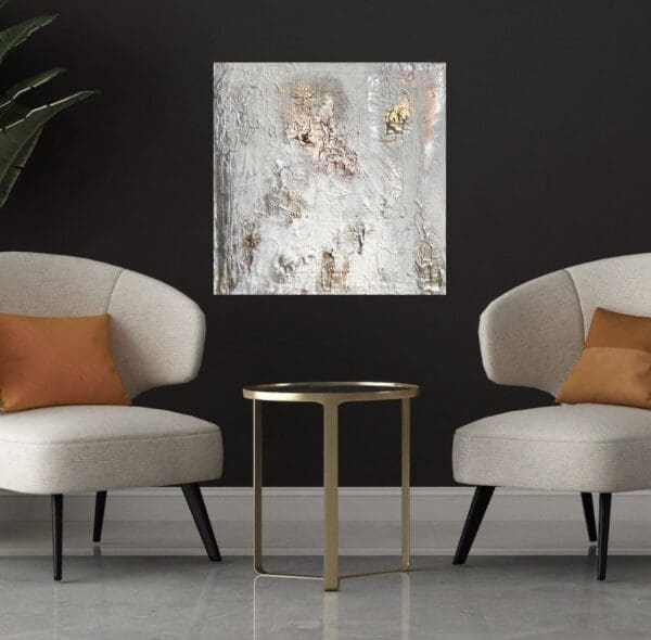 White Gold - deep edge canvas - Image 2