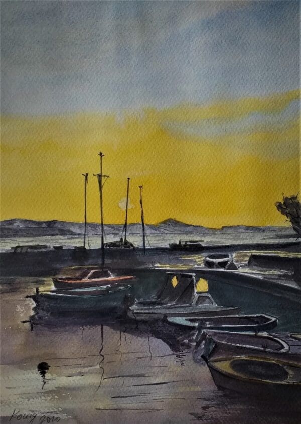 Original Framed Watercolor