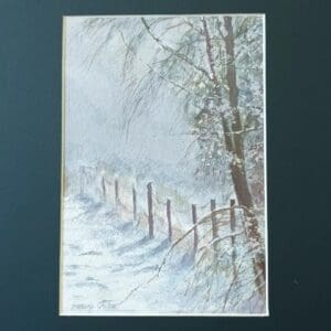 Winter scene, Framed Irish Artmart