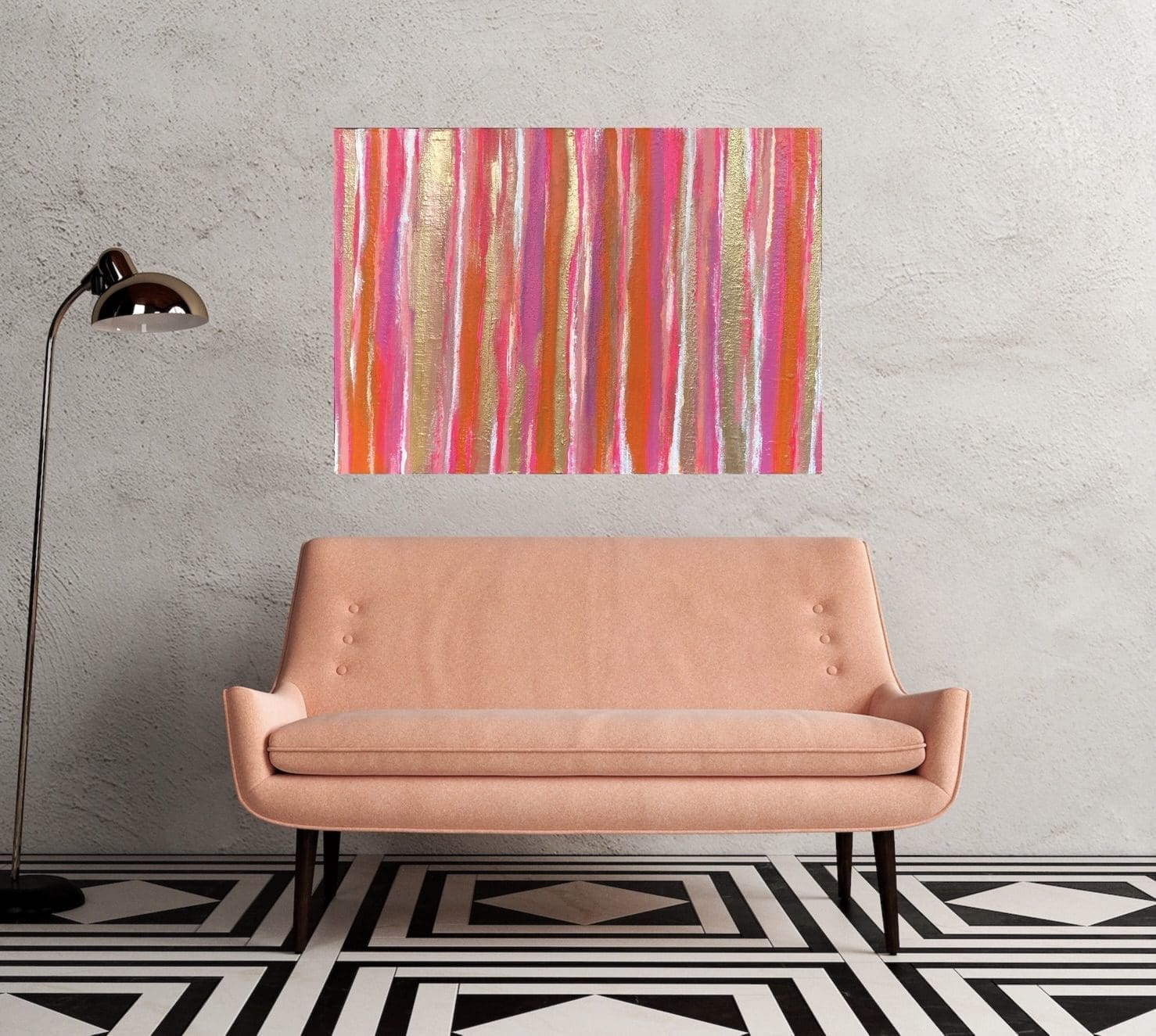 Golden Glamour - original on canvas