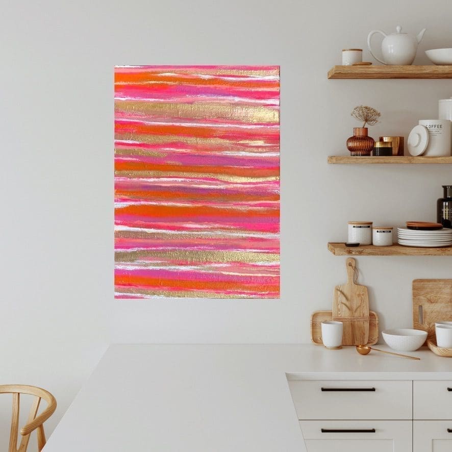 Golden Glamour - original on canvas - Image 3