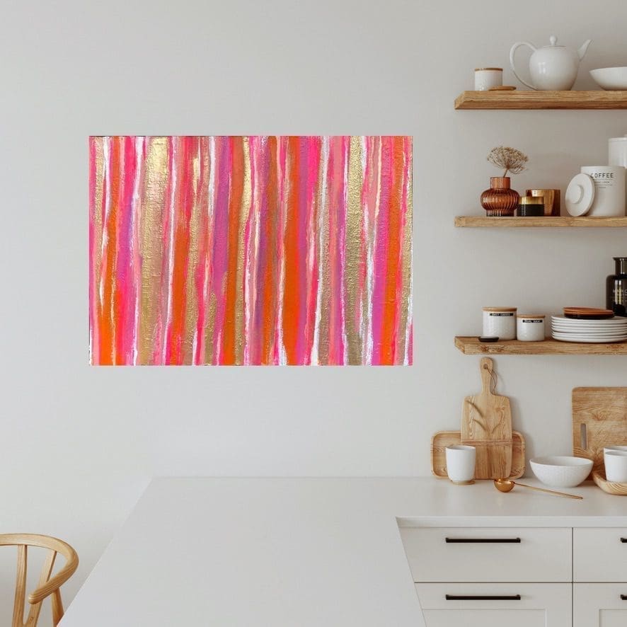 Golden Glamour - original on canvas - Image 2