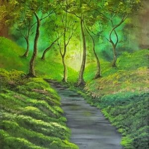 Woodland Path Irish Artmart