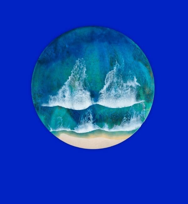 Resin Art Ireland Every BReaking Wave Irish Artmart