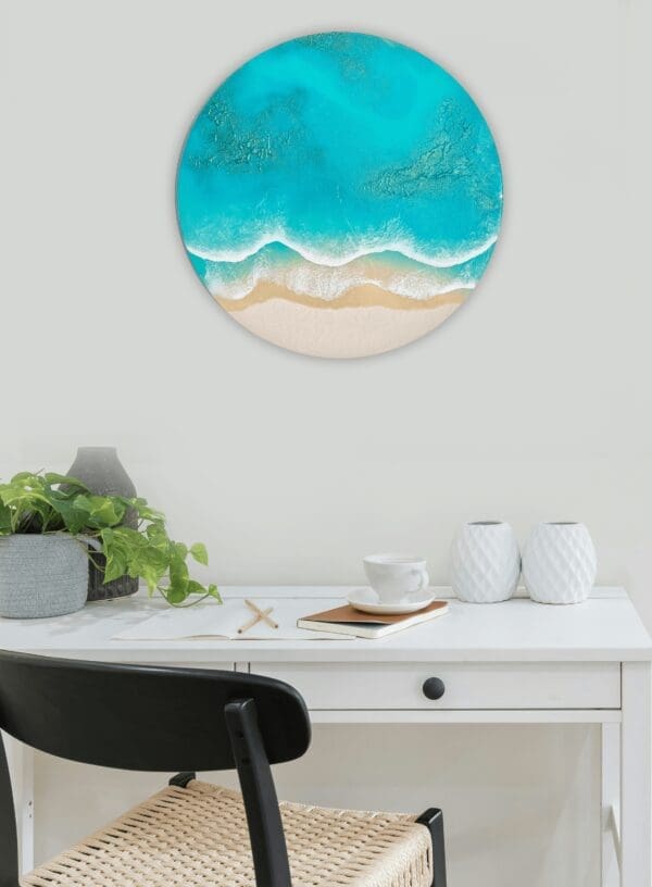 Resin Art Ireland Every BReaking Wave Irish Artmart