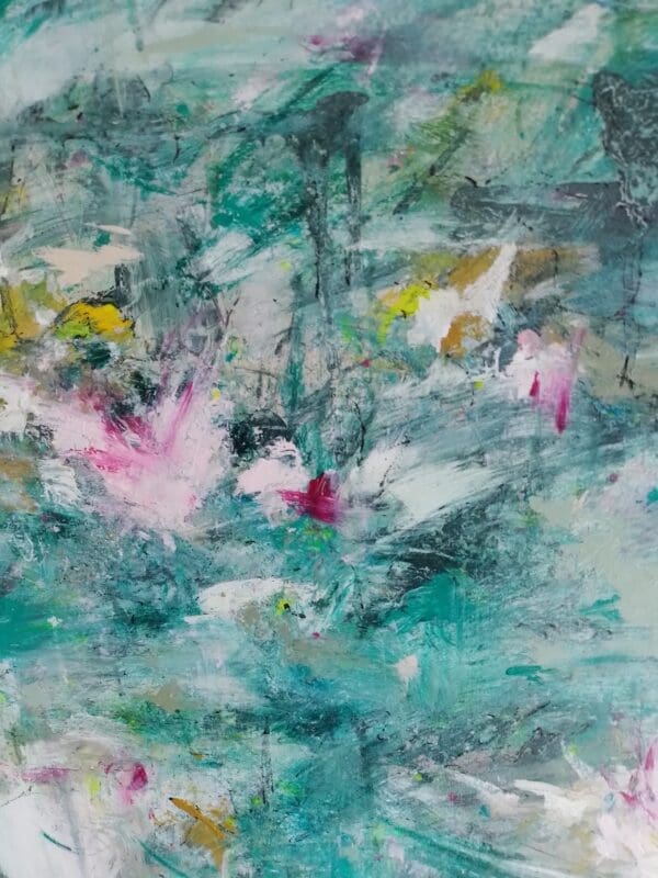 Lily Pond Ardgillan (66cm) FRAMED - Image 4