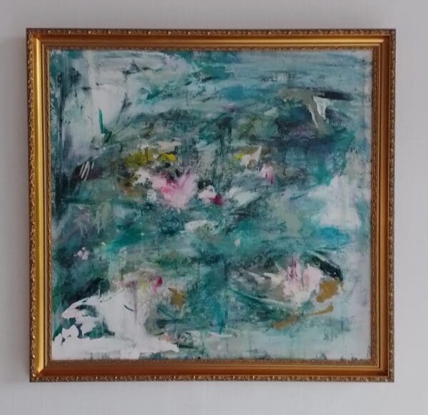 Lily Pond Ardgillan (66cm) FRAMED - Image 7
