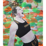 Limited print run from the hand painted piece. Irelands greatest athlete Katie Taylor