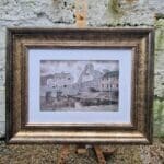 frmaed print of abbey row in athenry county galway Irish Artmart