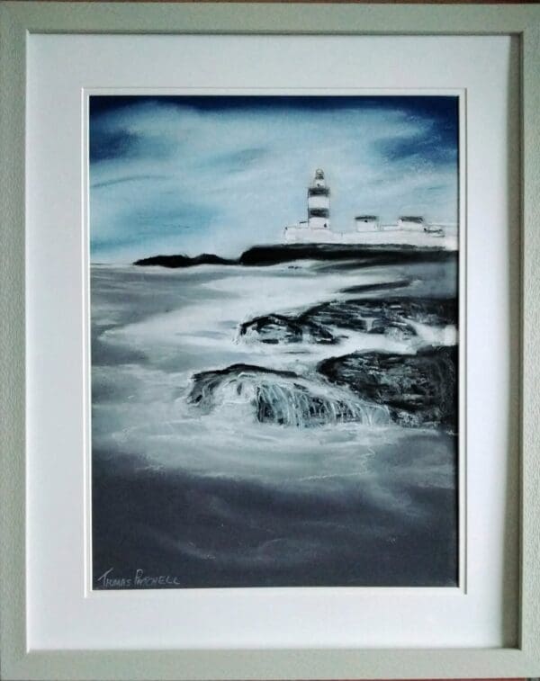 pastel seascape