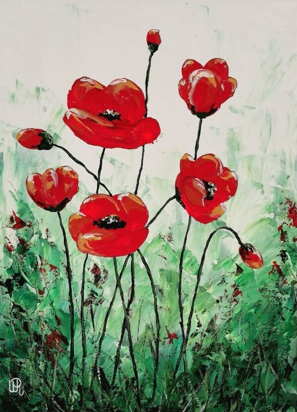 Wild Poppies by WR ImperfectArt