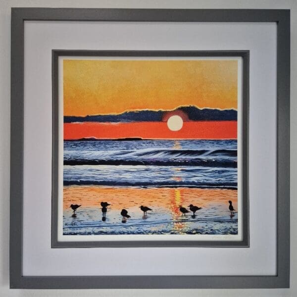 Sunrise in Australia – Giclée Print - Image 2
