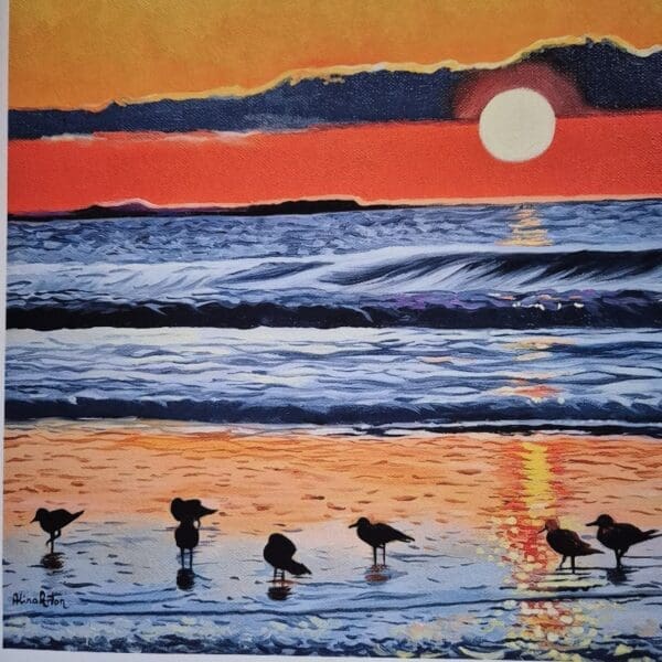 Sunrise in Australia – Giclée Print - Image 6