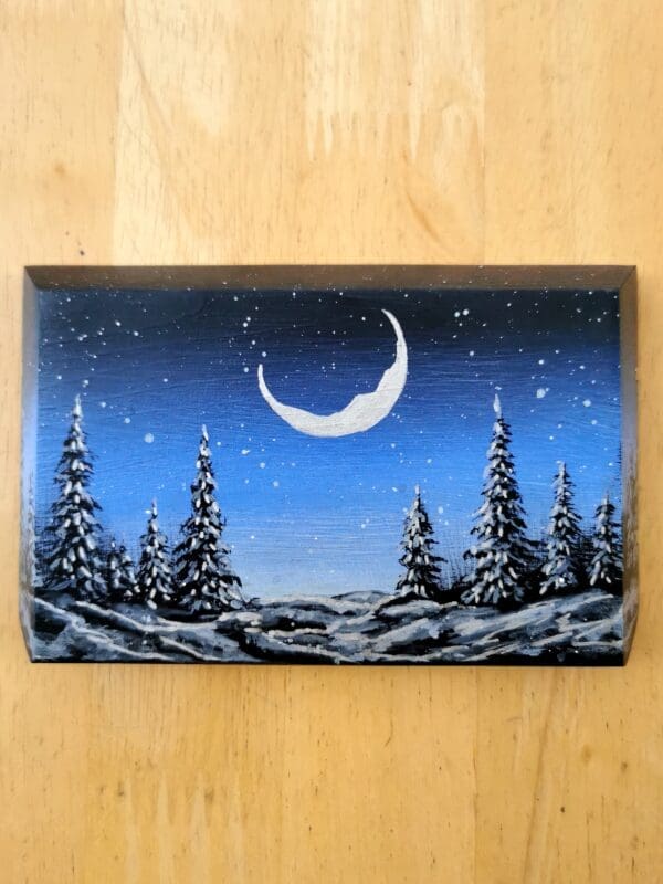 Silvery Moon by WR ImperfectArt