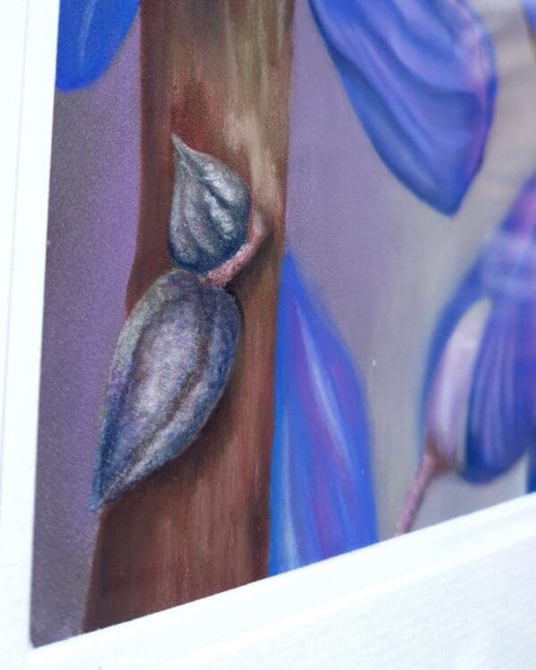 Buzz & Blooms Original soft pastel artwork - Image 3