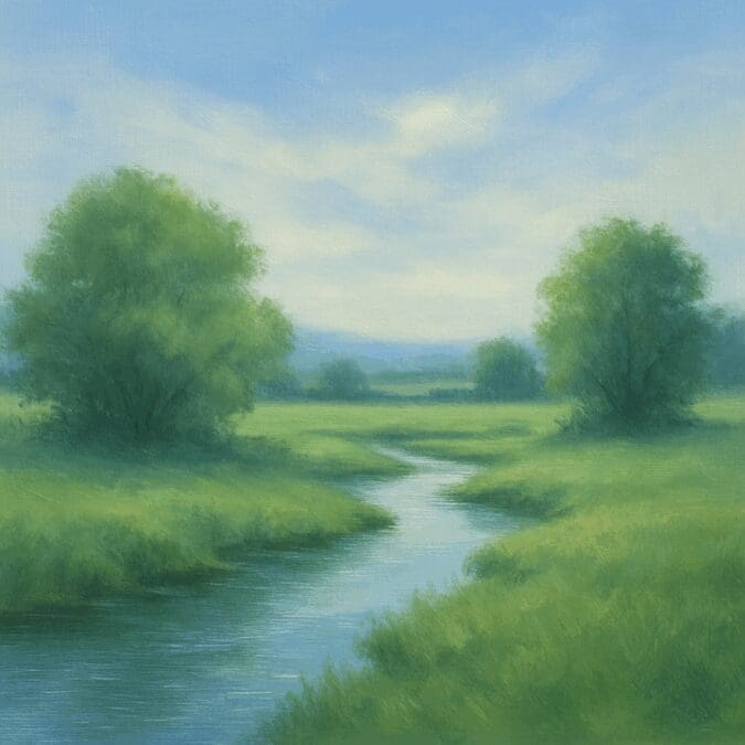 Creating Mood and Emotion in Landscape Paintings with Acrylics