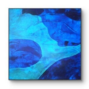 Deep Blue, acrylic on canvas