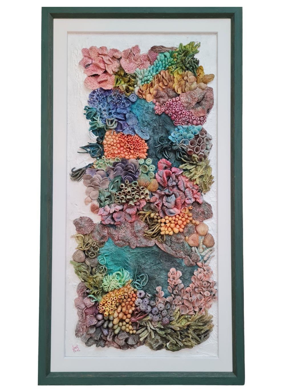 Kaleidoscope – 3D textured mixed media wall art