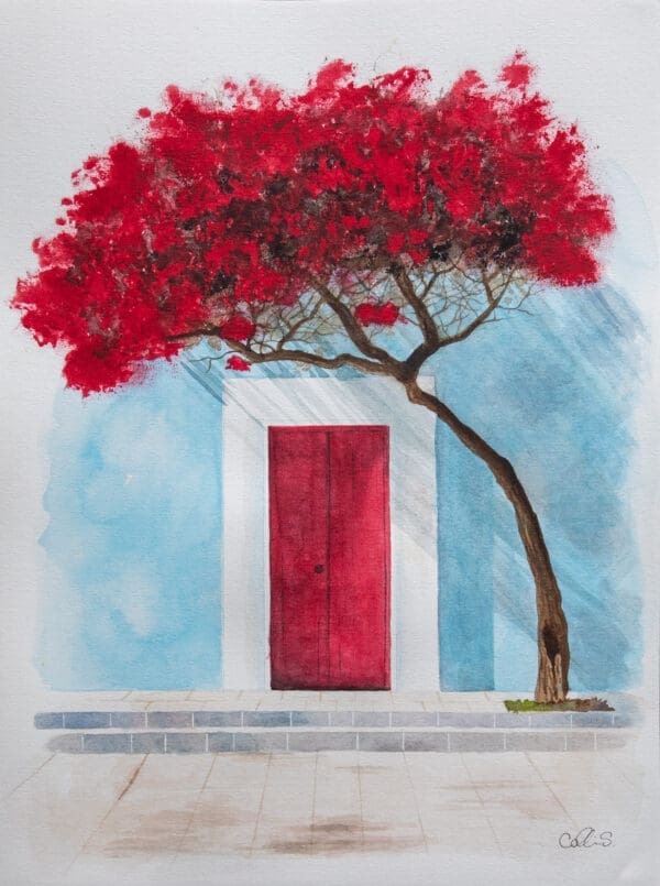 Red door