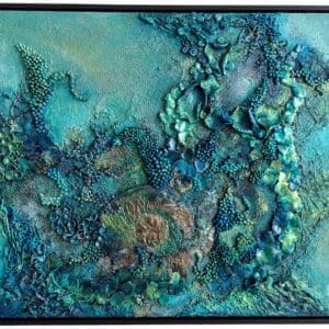 Large mixed media original wall art