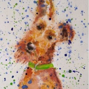 Irish Terrier Print Limited Edition (from original watercolour)