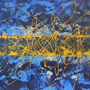 Orbits of wonder, abstract art, universe